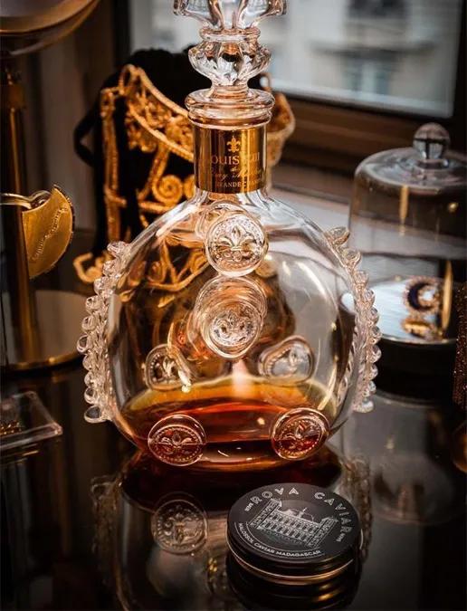Dégustation de caviar et bouteille de Louis XIII