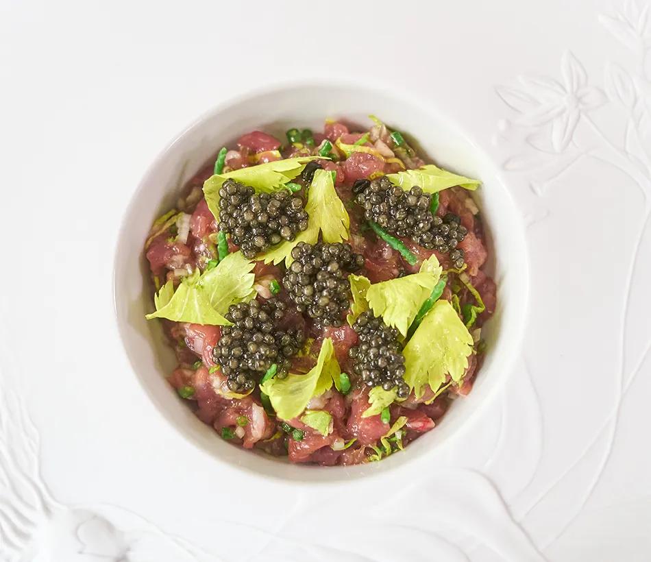 Lamb Tartare Recipe with Rova Caviar