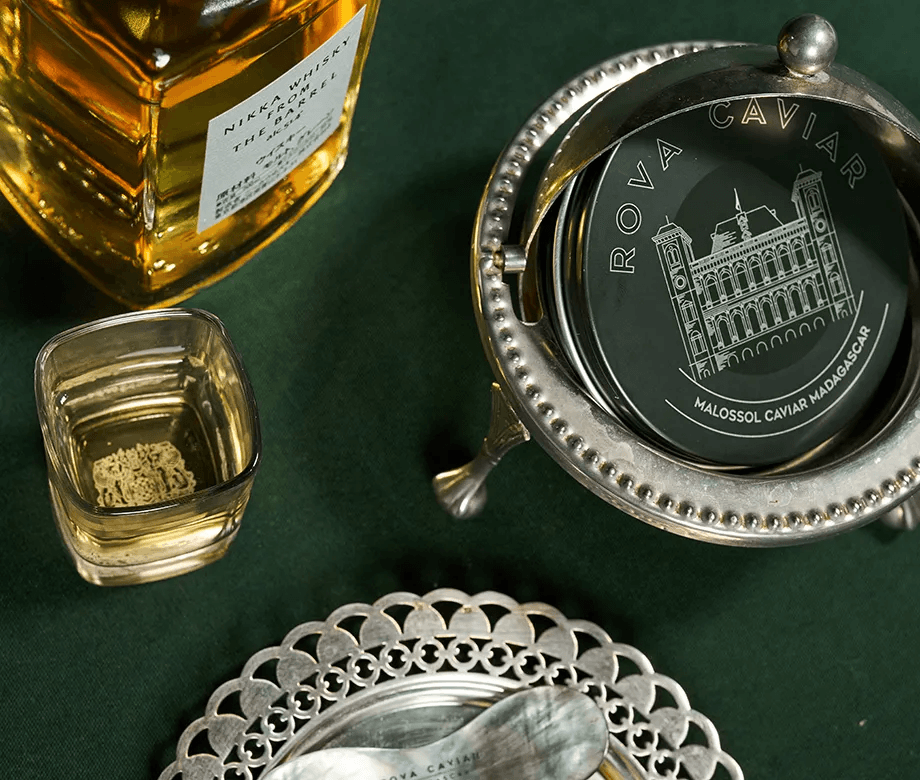 Dégustation de Whisky Nikka accompagné de Rova Caviar