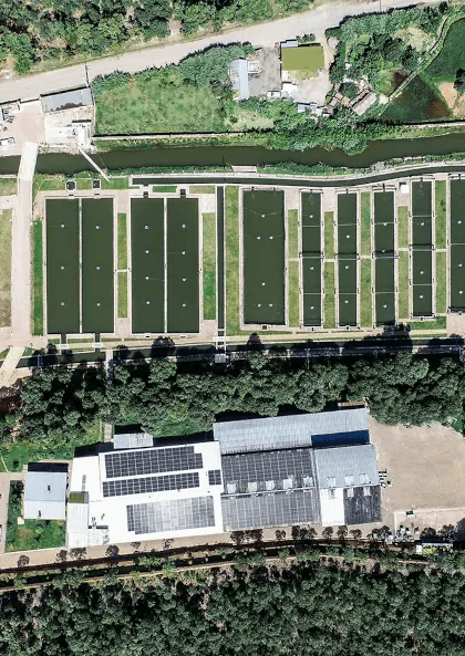 Drone view of the land site