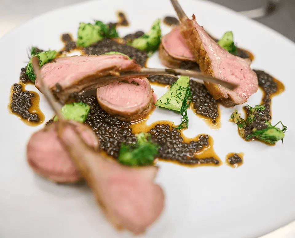 Lamb Chops Recipe with Rova Caviar Sauce