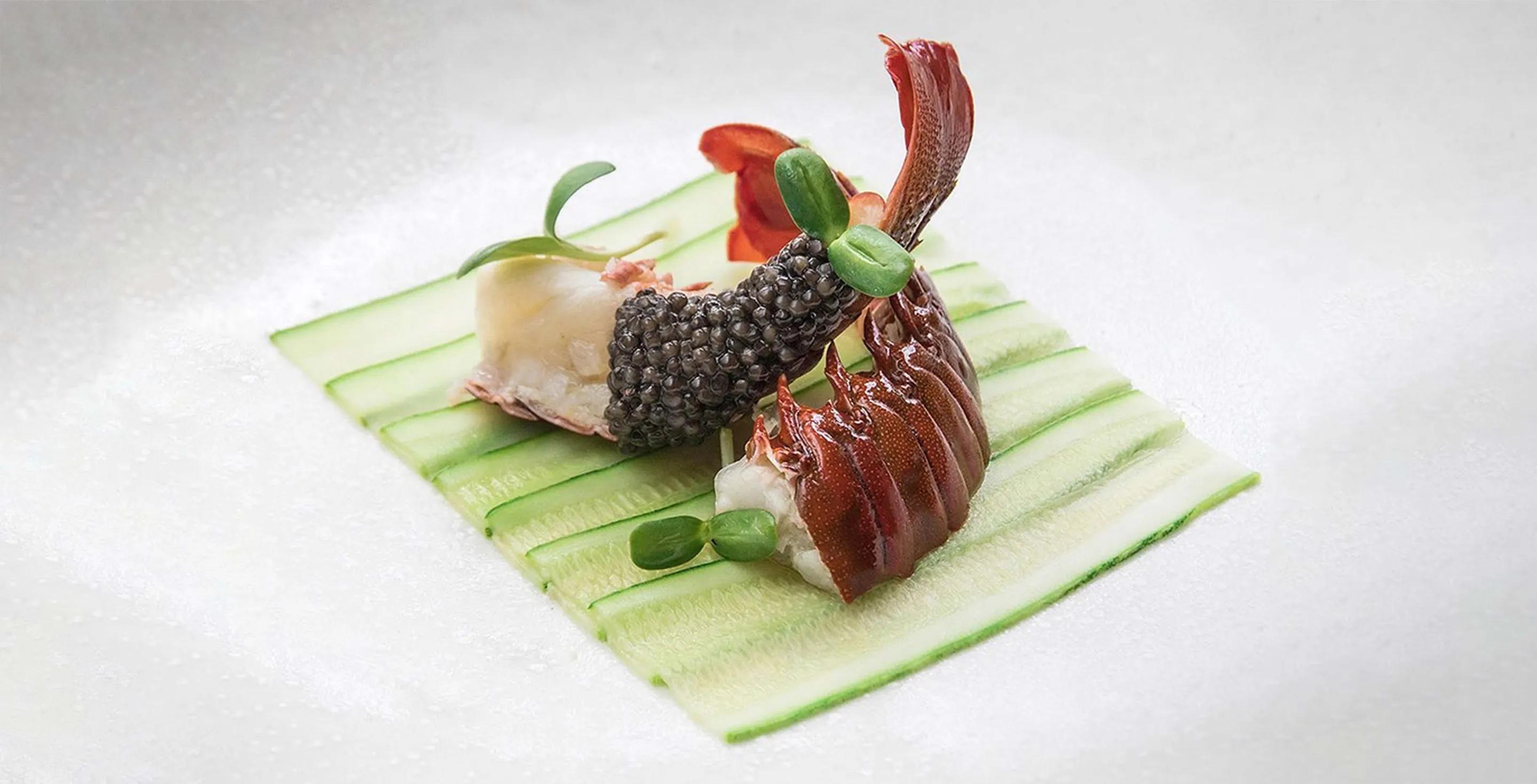Lobster Tail with Baeri Caviar