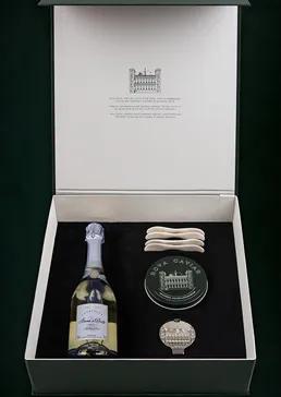 Champagne Amour de Deutz and caviar gift box