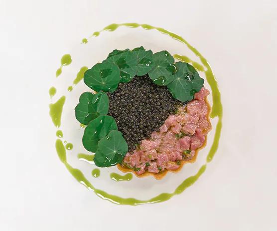 Recette de carpaccio de veau et caviar Rova